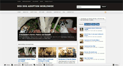 Desktop Screenshot of desidogadoption.com